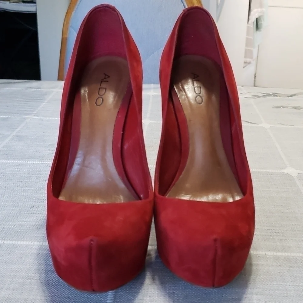 ALDO Red Stilettos Shoes, Size 39